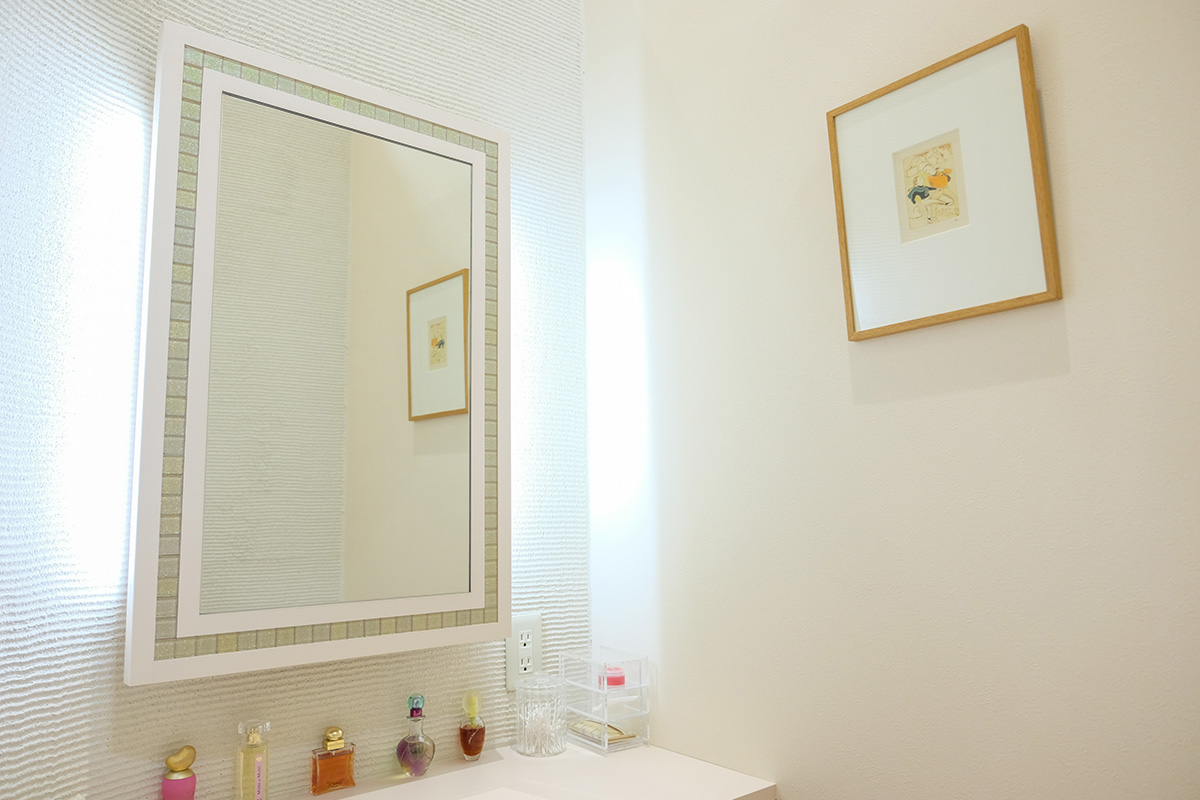 パウダールームを完備