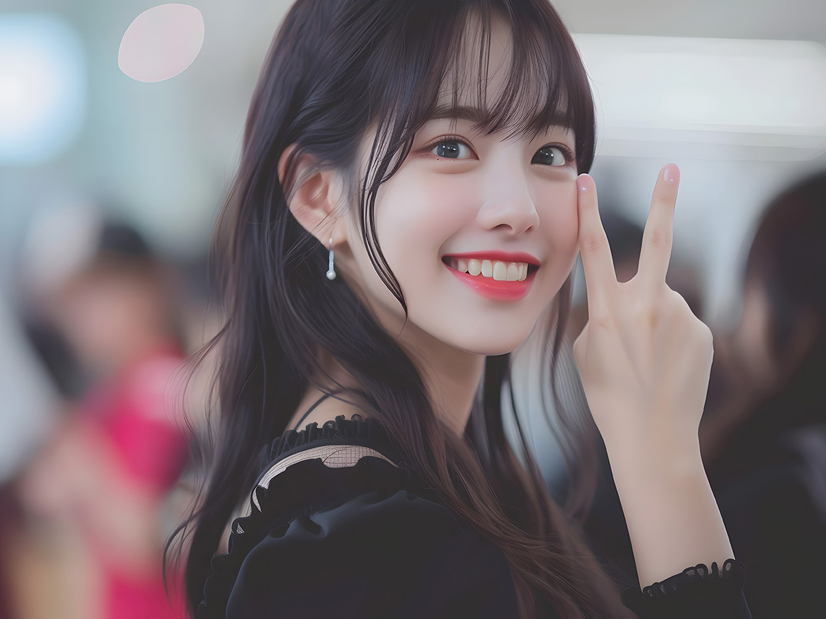 韓国アイドルのような前歯のバランス