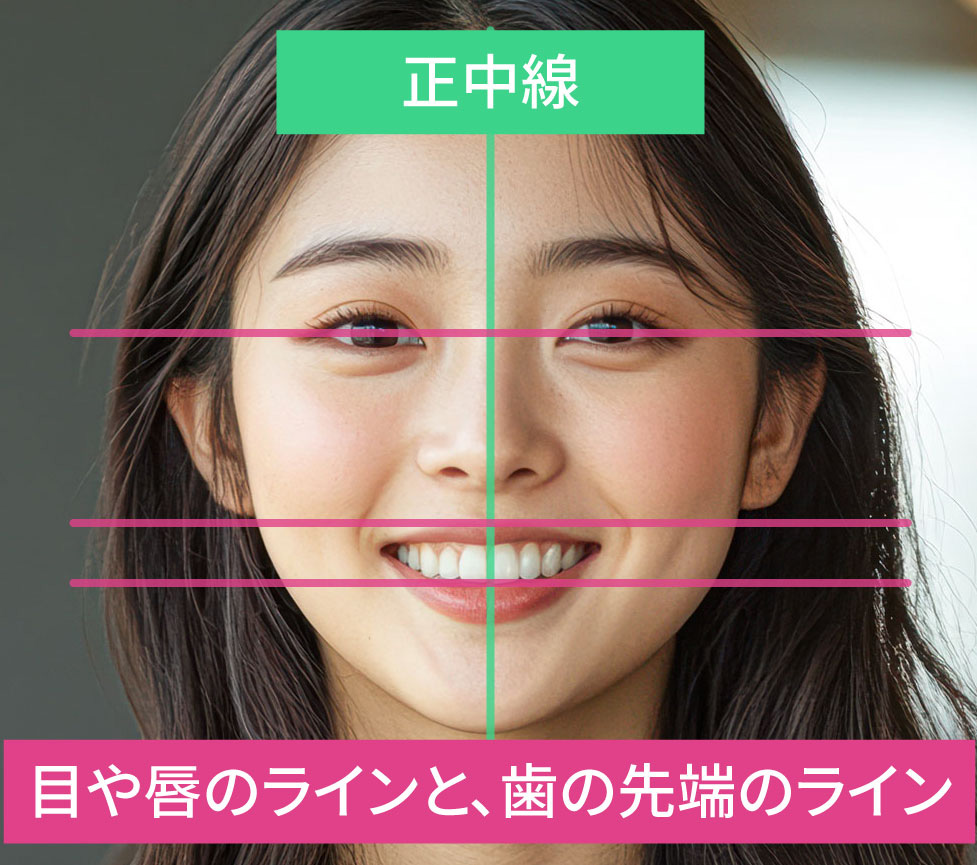 歯だけではなく顔全体のバランスを考える